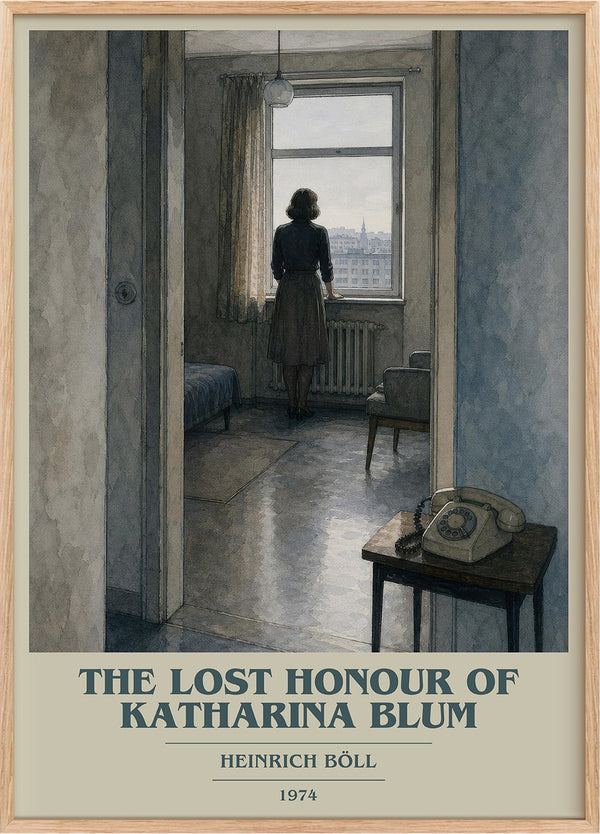 The Lost Honour of Katharina Blum Book Cover Poster by Heinrich Böll