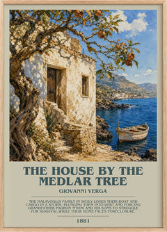 The House by the Medlar Tree Bookish Wall Art by Giovanni Verga