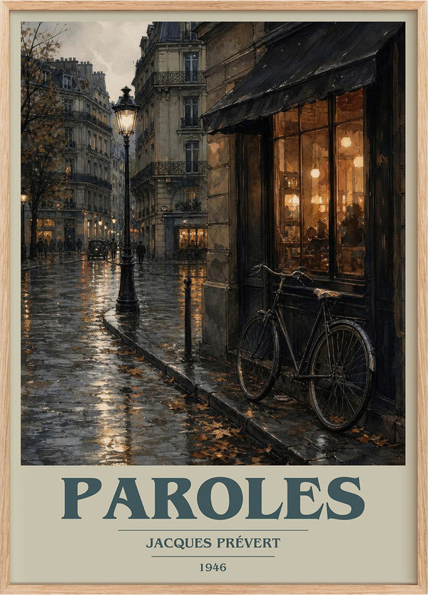 Paroles Book Cover Poster by Jacques Prévert
