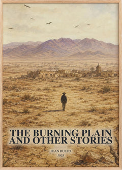 The Burning Plain and Other Stories Book Watercolour Illustration by Juan Rulfo