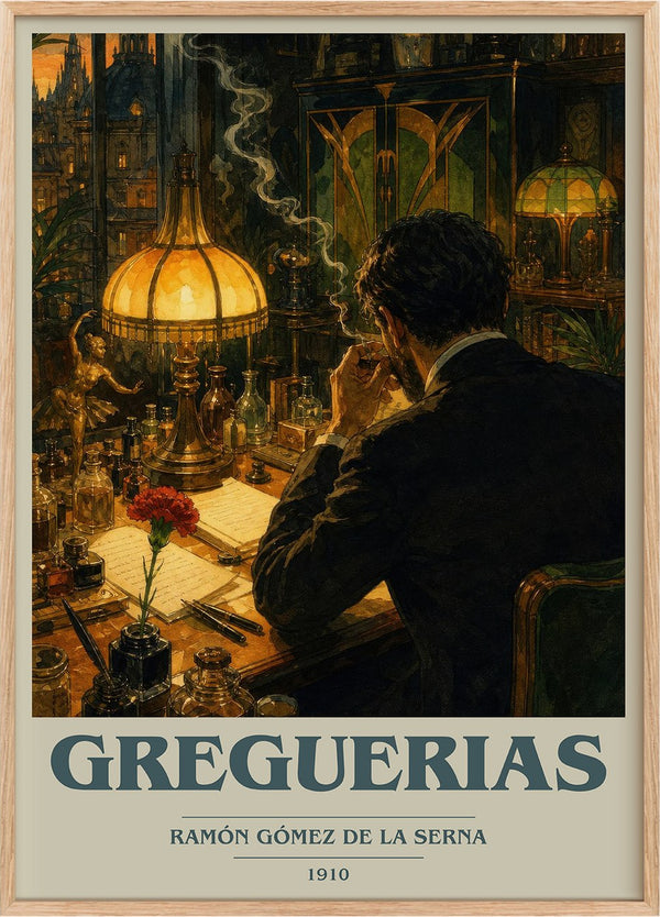 Greguerias Book Cover Poster by Ramón Gómez de la Serna