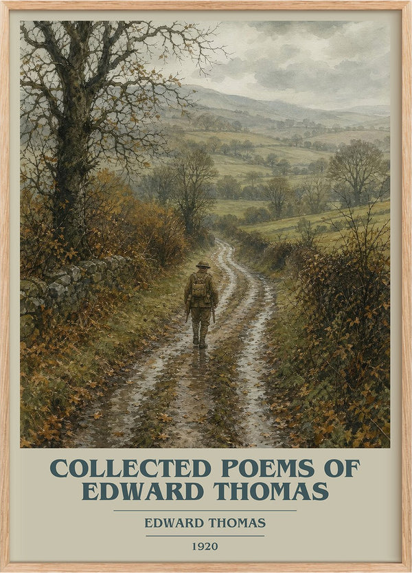 Collected Poems Of Edward Thomas Book Cover Poster by Edward Thomas