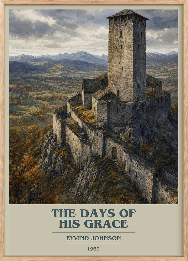 The Days of His Grace Book Cover Poster by Eyvind Johnson
