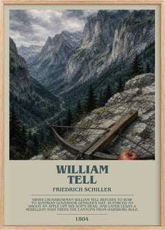 William Tell Bookish Wall Art by Friedrich Schiller