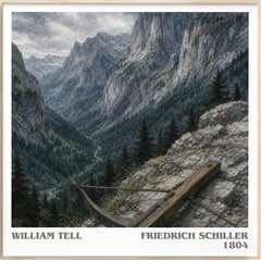 William Tell Literary Art Print by Friedrich Schiller