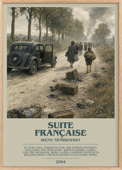 Suite Française Bookish Wall Art by Irène Némirovsky