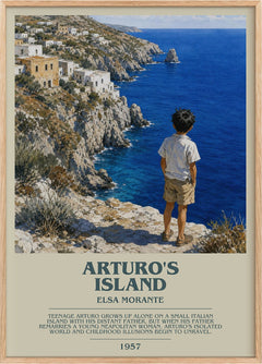Arturo's Island Bookish Wall Art by Elsa Morante
