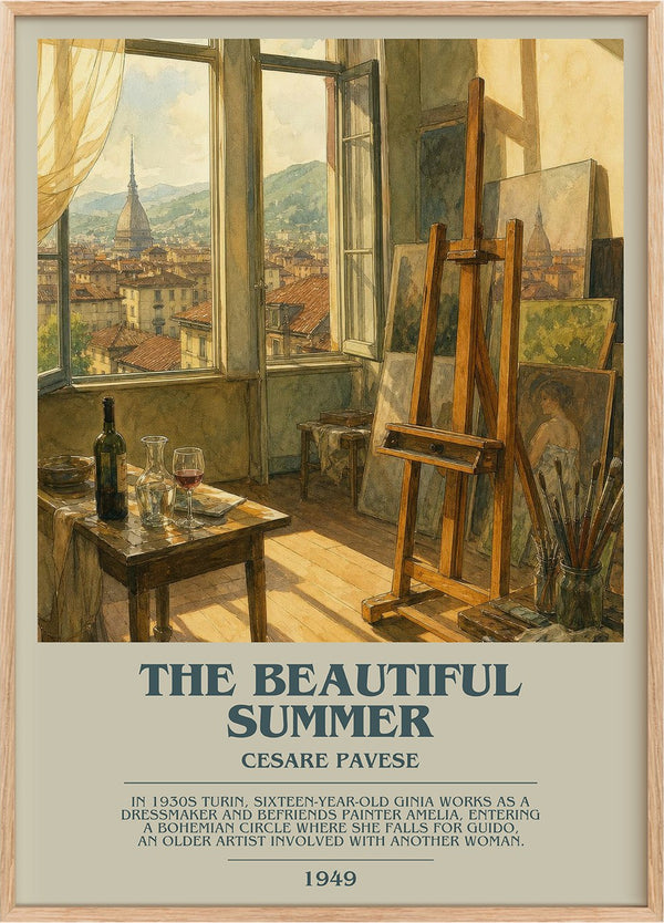 The Beautiful Summer Bookish Wall Art by Cesare Pavese