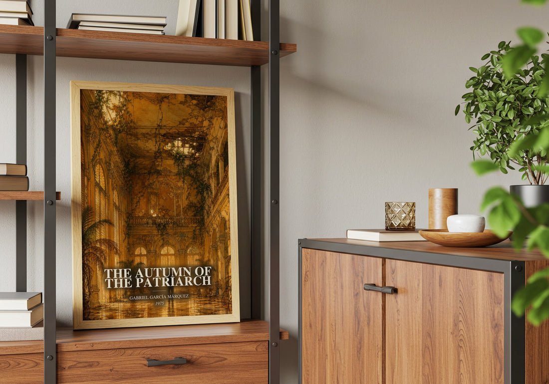 The Autumn of the Patriarch book watercolour illustration paper finish options – matte satin gloss