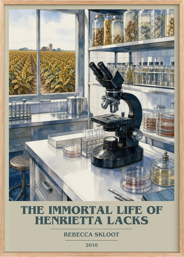 Immortal Life of Henrietta Lacks Book Cover Poster by Rebecca Skloot