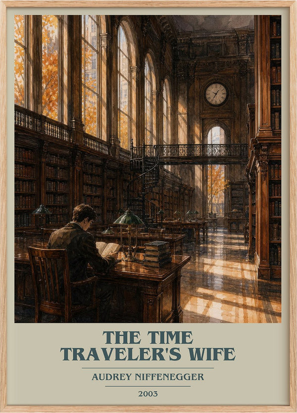 The Time Traveler's Wife Book Cover Poster by Audrey Niffenegger