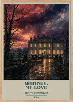 Whitney, My Love Book Cover Poster by Judith McNaught