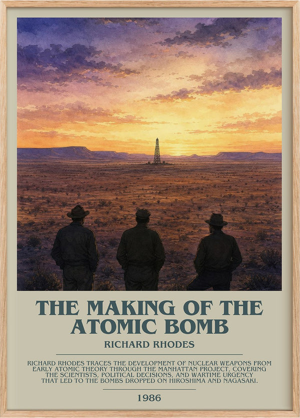 The Making of the Atomic Bomb Bookish Wall Art by Richard Rhodes
