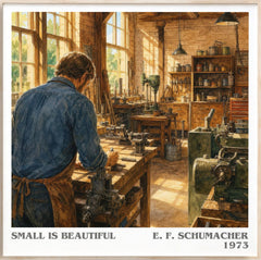 Small Is Beautiful Literary Art Print by E. F. Schumacher