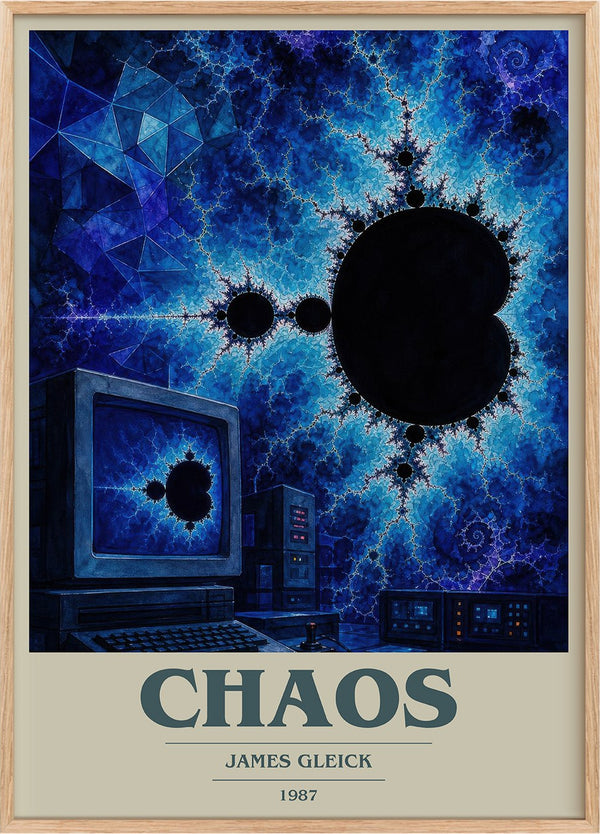 Chaos Book Cover Poster by James Gleick
