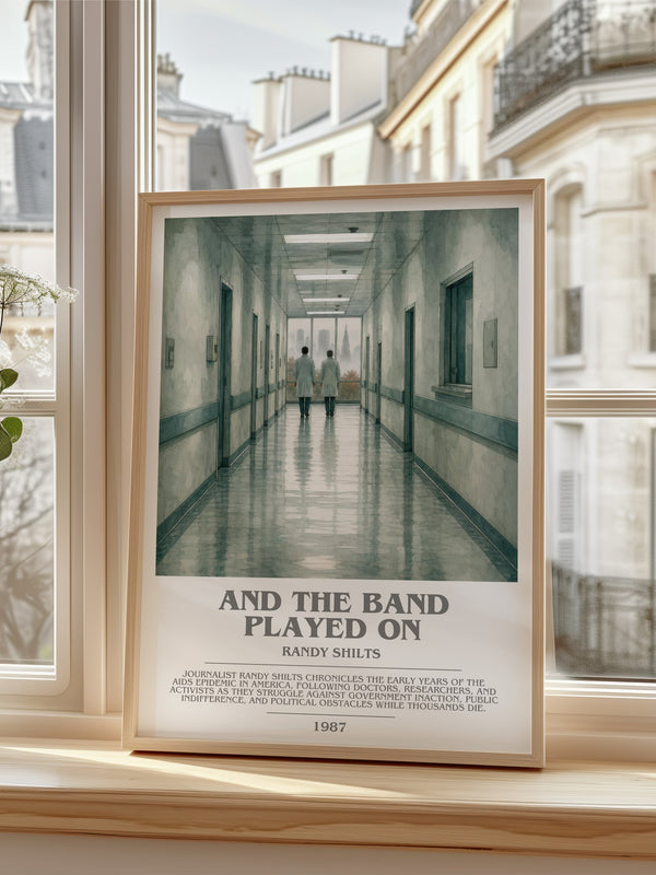And the Band Played On Bookish Wall Art by Randy Shilts