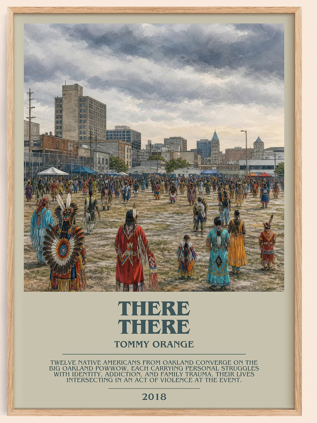 There There Bookish Wall Art by Tommy Orange – framed poster