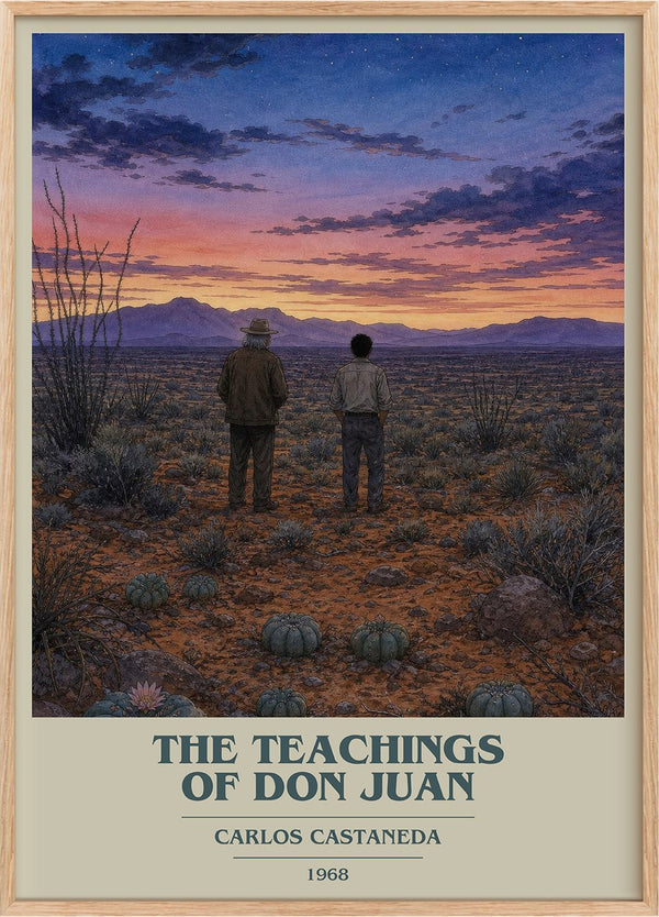 The Teachings Of Don Juan Book Cover Poster by Carlos Castaneda