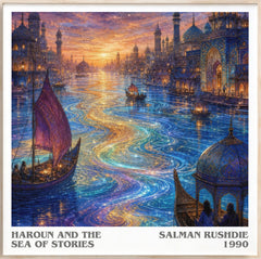 Haroun and the Sea of Stories Literary Art Print by Salman Rushdie