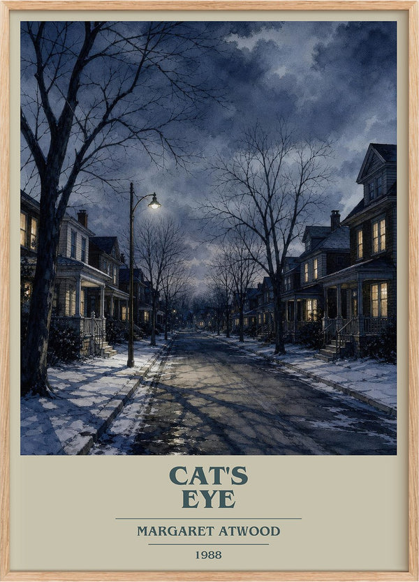 Cat's Eye Book Cover Poster by Margaret Atwood