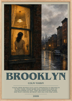 Brooklyn Bookish Wall Art by Colm Toibin