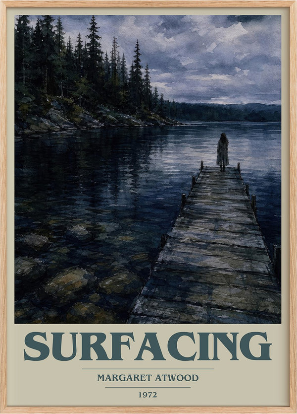 Surfacing Book Cover Poster by Margaret Atwood