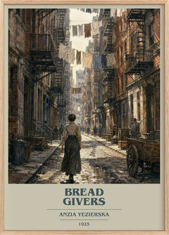 Bread Givers Book Cover Poster by Anzia Yezierska