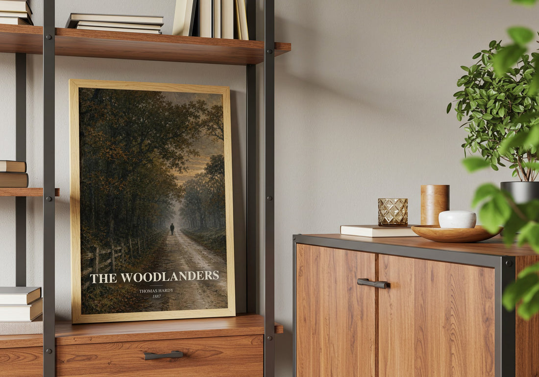 The Woodlanders book watercolour illustration paper finish options – matte satin gloss