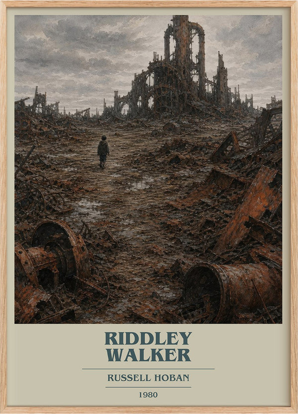 Riddley Walker Book Cover Poster by Russell Hoban