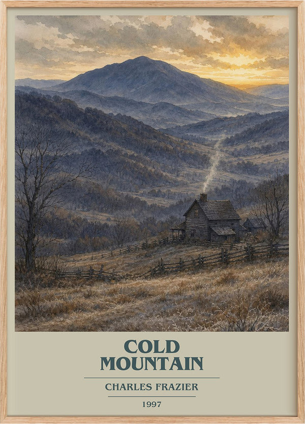 Cold Mountain Book Cover Poster by Charles Frazier