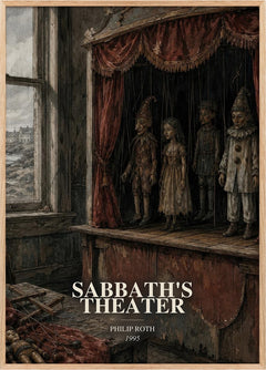 Sabbath's Theater Book Watercolour Illustration by Philip Roth