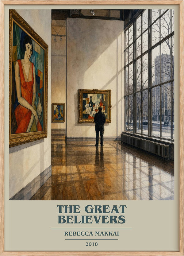 The Great Believers Book Cover Poster by Rebecca Makkai