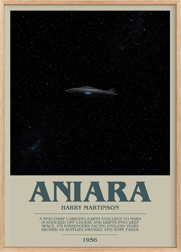 Aniara Bookish Wall Art by Harry Martinson
