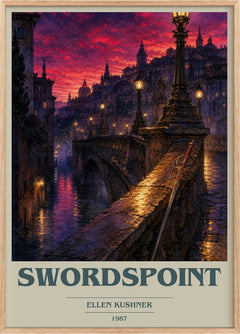 Swordspoint Book Cover Poster by Ellen Kushner