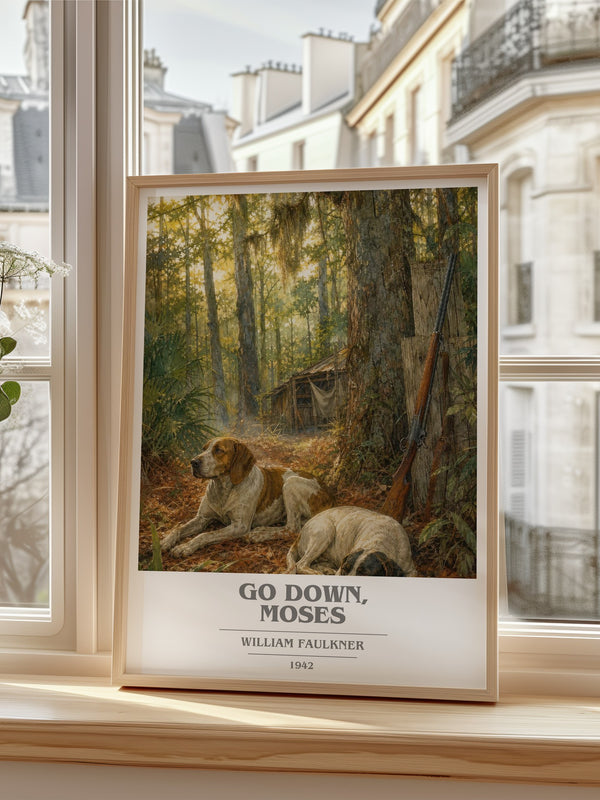 Go Down, Moses book cover poster colour and style options – William Faulkner book art