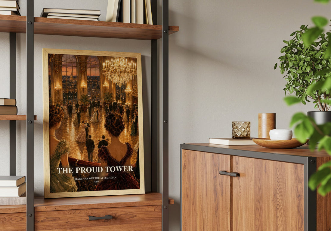 The Proud Tower book watercolour illustration paper finish options – matte satin gloss