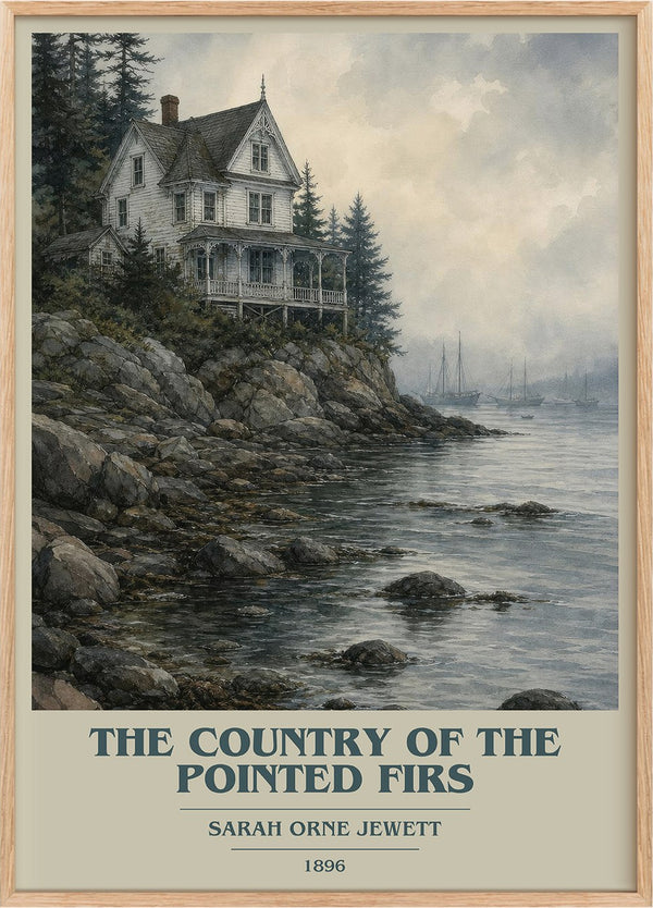 The Country of the Pointed Firs Book Cover Poster by Sarah Orne Jewett