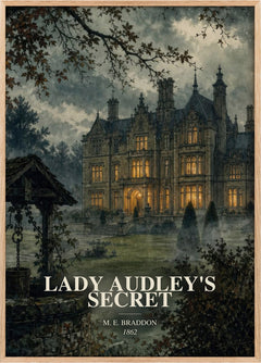 Lady Audley's Secret Book Watercolour Illustration by M. E. Braddon
