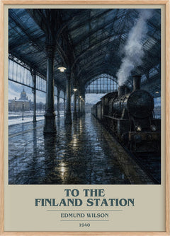 To the Finland Station Book Cover Poster by Edmund Wilson