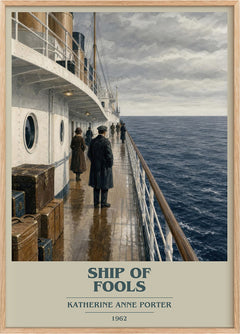 Ship Of Fools Book Cover Poster by Katherine Anne Porter