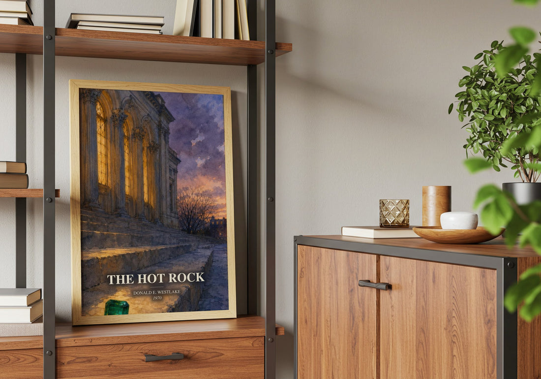The Hot Rock book watercolour illustration paper finish options – matte satin gloss
