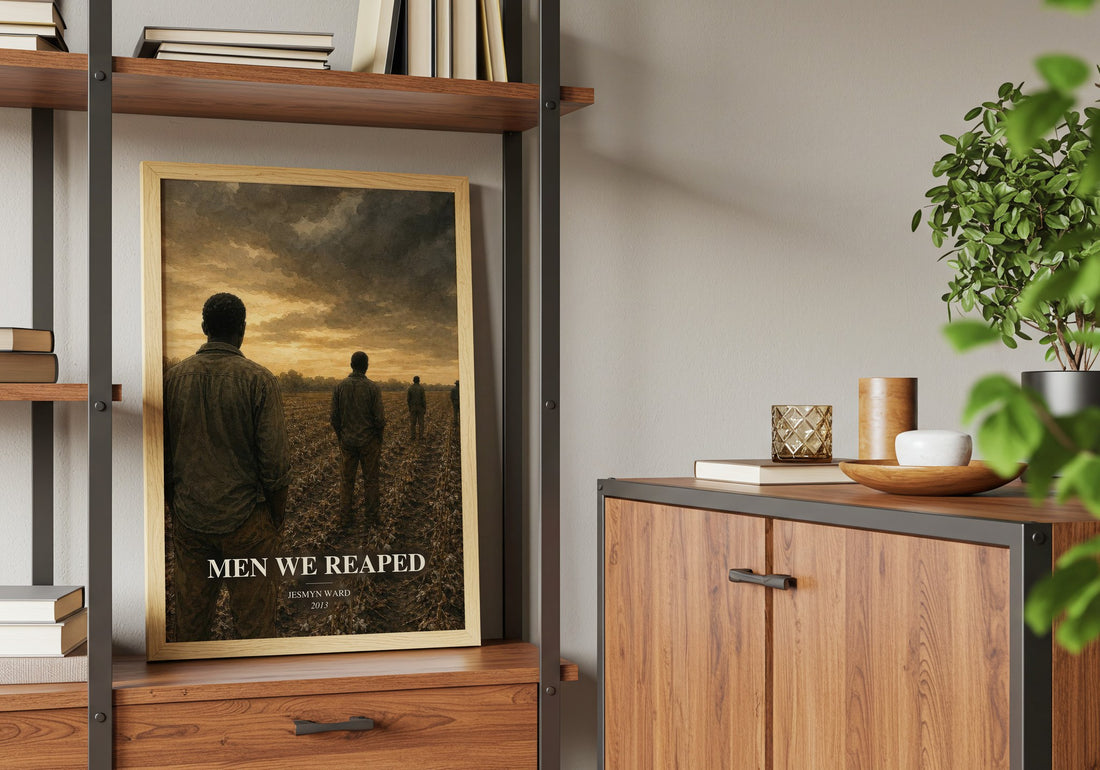 Men We Reaped book watercolour illustration paper finish options – matte satin gloss