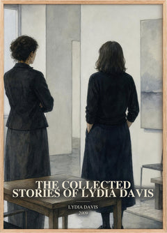 The Collected Stories Of Lydia Davis Book Watercolour Illustration by Lydia Davis