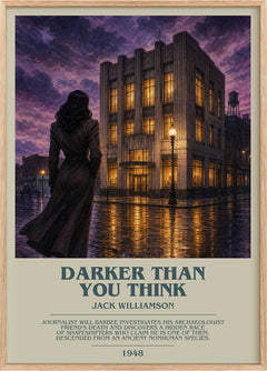 Darker Than You Think Bookish Wall Art by Jack Williamson