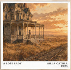 A Lost Lady Literary Art Print by Willa Cather