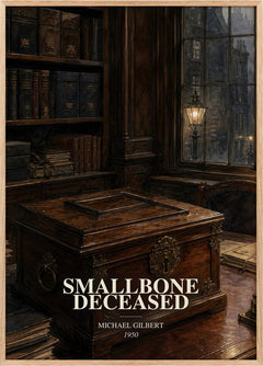 Smallbone Deceased Book Watercolour Illustration by Michael Gilbert