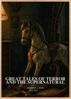 Great Tales Of Terror And The Supernatural Book Watercolour Illustration by Herbert A. Wise