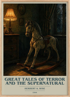 Great Tales Of Terror And The Supernatural Book Cover Poster by Herbert A. Wise