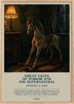 Great Tales Of Terror And The Supernatural Bookish Wall Art by H. Wise