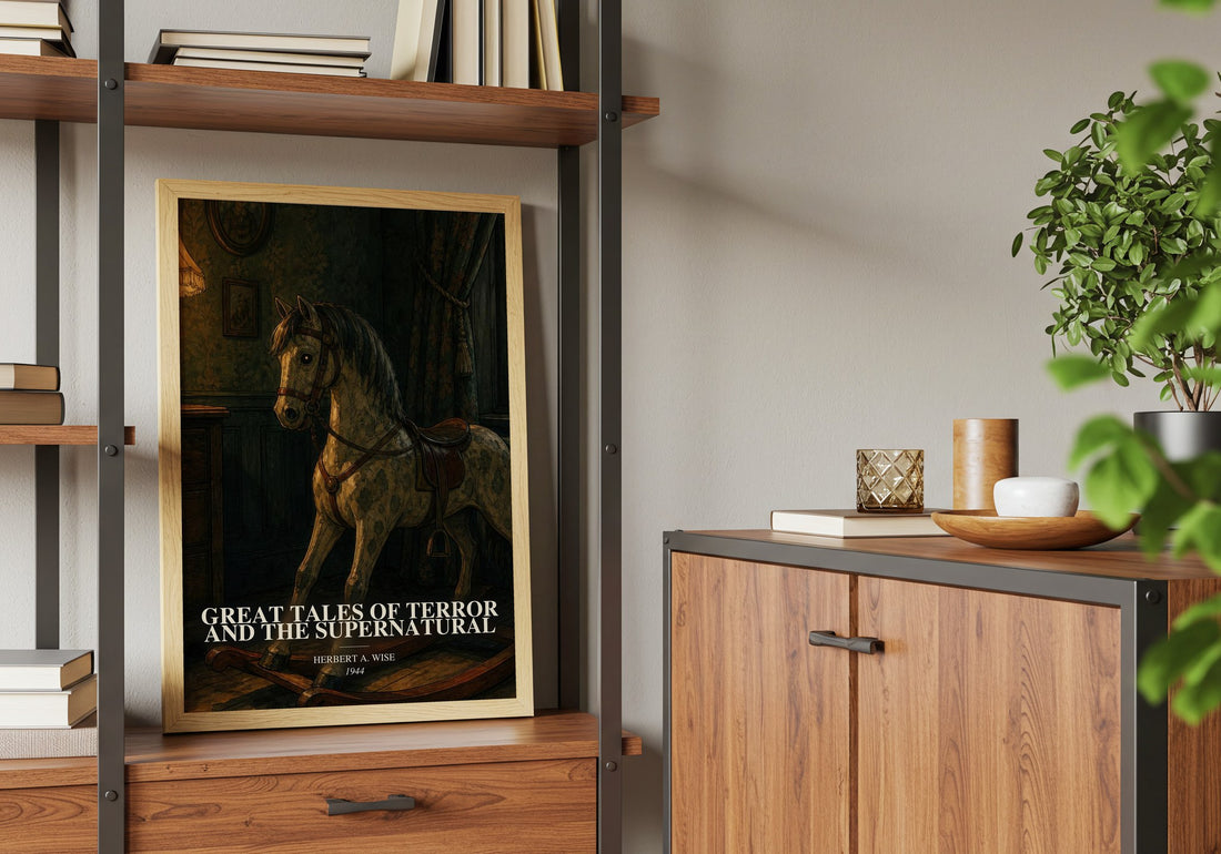 Great Tales Of Terror And The Supernatural book watercolour illustration paper finish options – matte satin gloss
